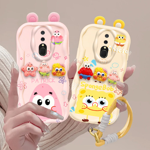 适用于OPPOA9手机壳女卡通公仔