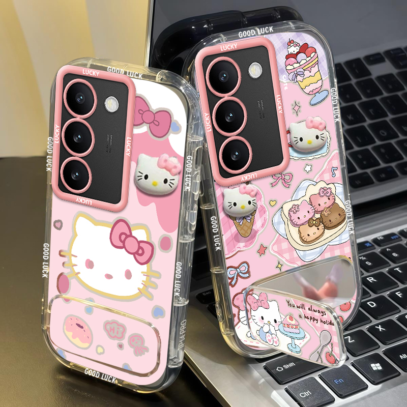 女新款卡通公仔支架手机壳