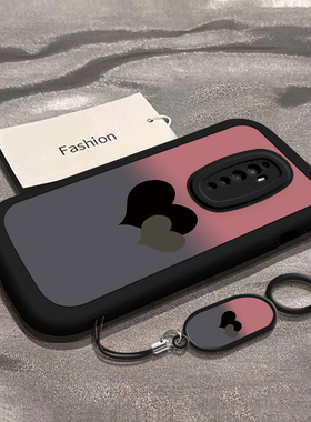 适用OPPOReno2Z手机壳女款硅胶reno2z/RENO2/renoZ保护壳渐变爱心网红新款防摔全包超薄