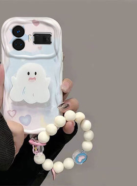 适用真我GT5手机壳白色幽灵realmeGT5PRO保护套防摔全包女新款硅胶软壳网红卡通可爱opporealmeGT5PRO手机壳