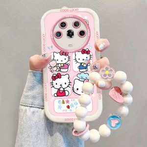 适用于荣耀Magic4手机壳荣耀Magic4Pro保护壳手链卡通女款防摔软壳超薄新款全包可爱荣耀Magic4至臻版保护套