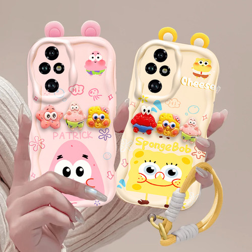 适用于荣耀200手机壳女卡通