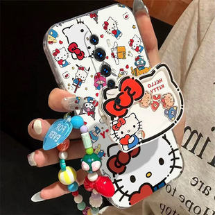 适用于OPPOReno2Z手机壳透明OPPOReno保护套Reno2女款卡通支架软壳全包RenoZ超薄防摔Reno10倍变焦版保护壳