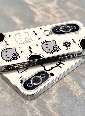 适用于华为Nova10手机壳华为Nova10Pro/Nova10SE/10Z/10青春版新款可爱女款全包软壳电镀银卡通可爱软壳超薄