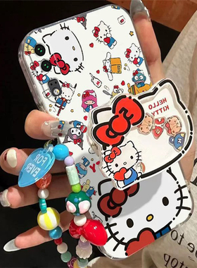 适用于华为P20手机壳透明华为P30保护套P20Pro/P20lite女款卡通支架软壳全包超薄P30Pro可爱P30lite保护壳