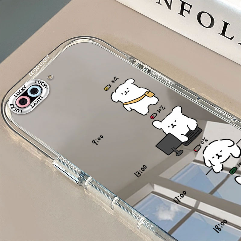 适用于OPPOA5手机壳镜面小狗