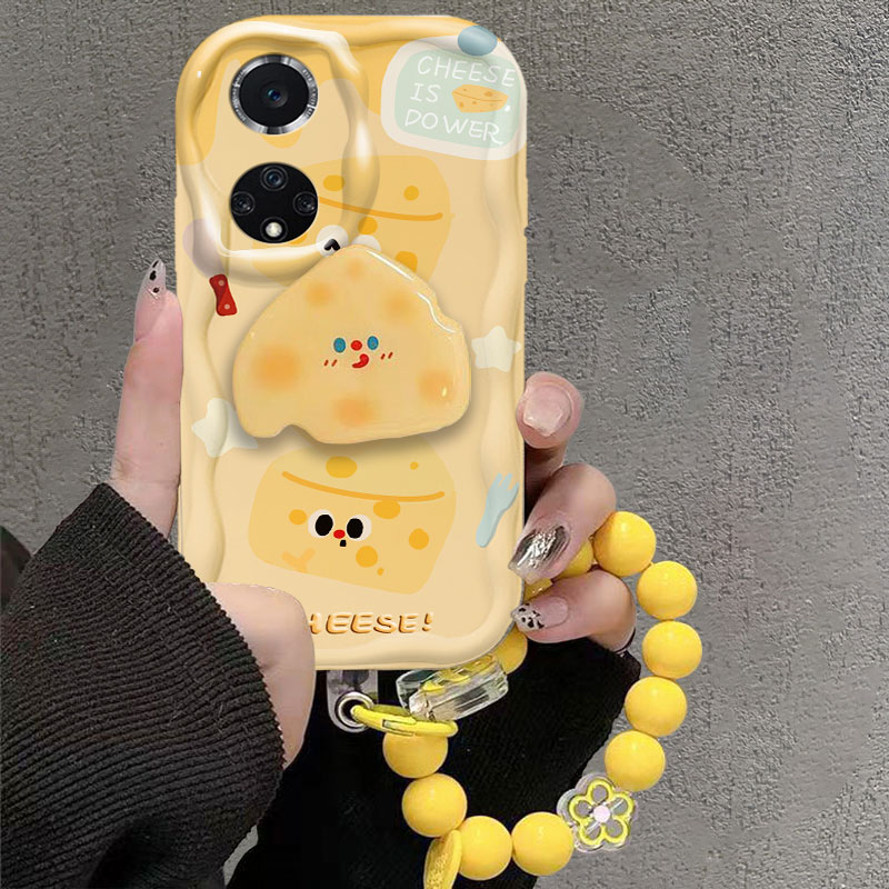 适用于荣耀50手机壳女可爱手链