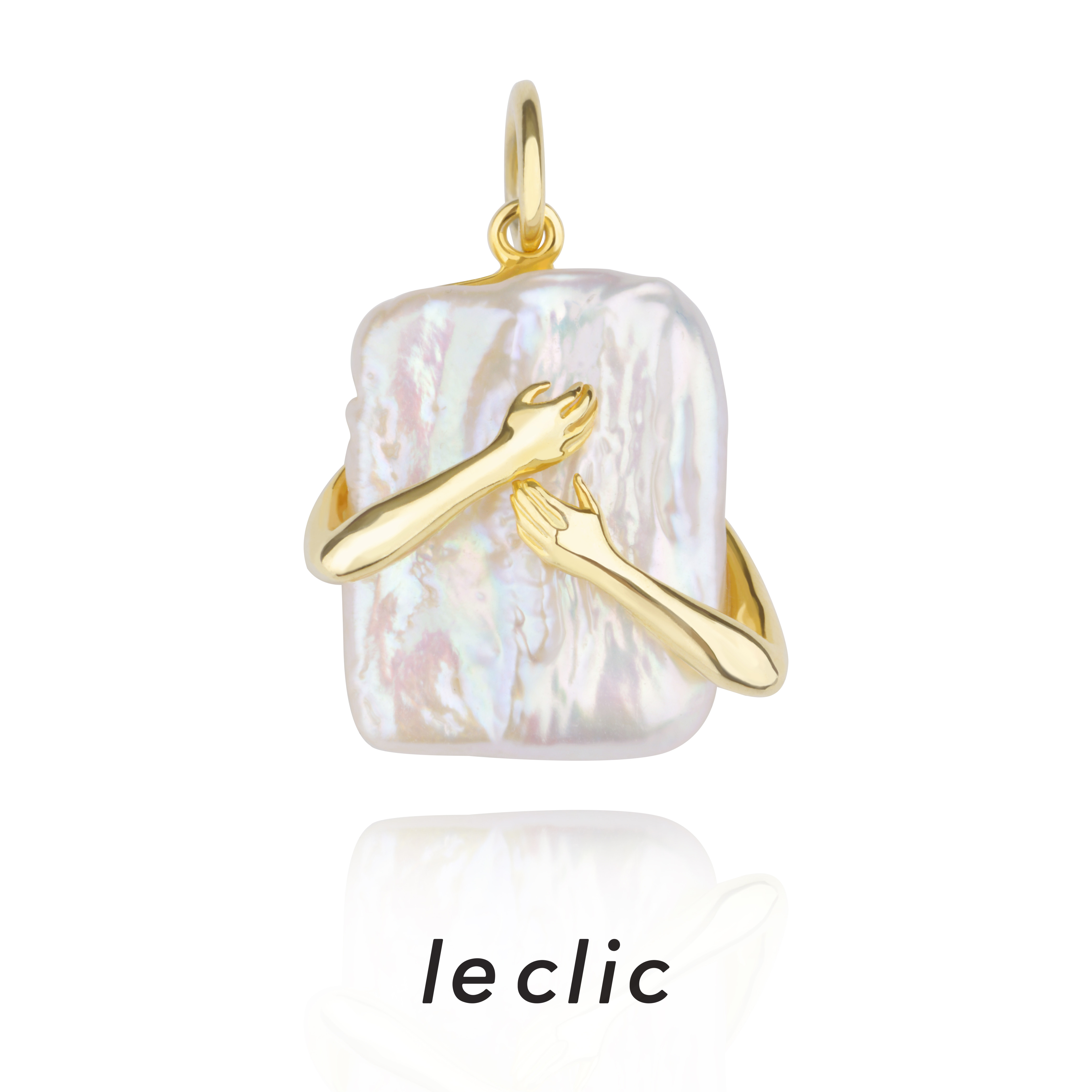 leclic hand-hug拥抱系列lover吊坠情侣甜蜜手势原创