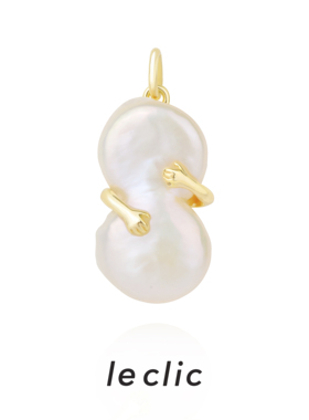 原创艺术925银巴洛克珍珠吊坠