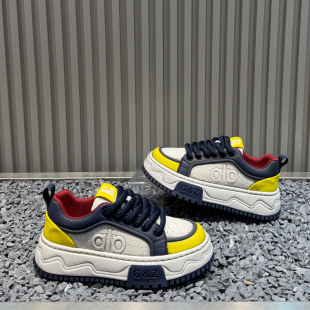 真皮做旧保暖休闲鞋 欧洲站男鞋 百搭厚底低帮板鞋 时尚 2025冬季 新款