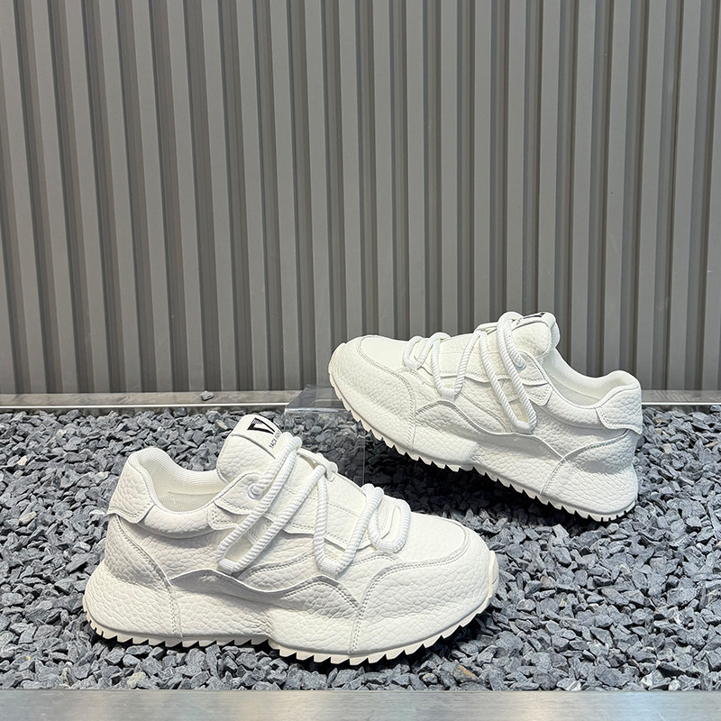 男鞋2026春季新款时尚百搭厚底低帮包底鞋皮面复古原创潮牌休闲鞋,流行男鞋,时尚休闲鞋,淘宝优惠券,粉丝福利购,淘宝优惠卷