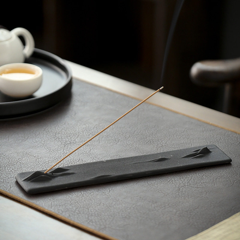 线香香炉家用室内创意熏香檀香沉香安神卧香炉摆件禅意线香插香座