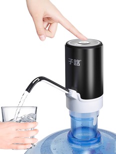 水压水器饮水机矿泉水双泵吸水出水器取水神器 家用电动抽水器桶装