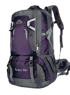 登山包户外旅行双肩包大容量40l60l骑行包旅游行李收纳徒步包