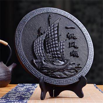 Da Hong Pao tea cake Wuyi Everything is going smoothly Decoration PIECES Oolong Tea 1000g Songcha framein the Tea , Oolong (New) , Big Red  category - from Buy2taobao.com to provide professional Taobao agent buy service
