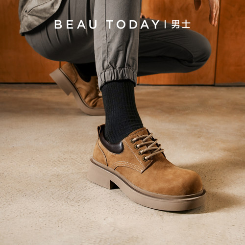 beautoday休闲皮鞋舒适内里