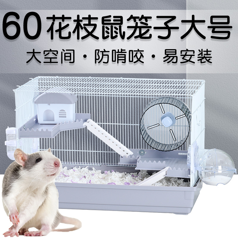 花枝鼠笼子大号60加高防啃咬
