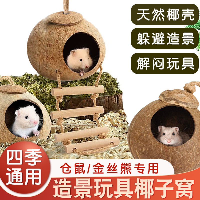 仓鼠玩具解闷自嗨躲避屋造景用品