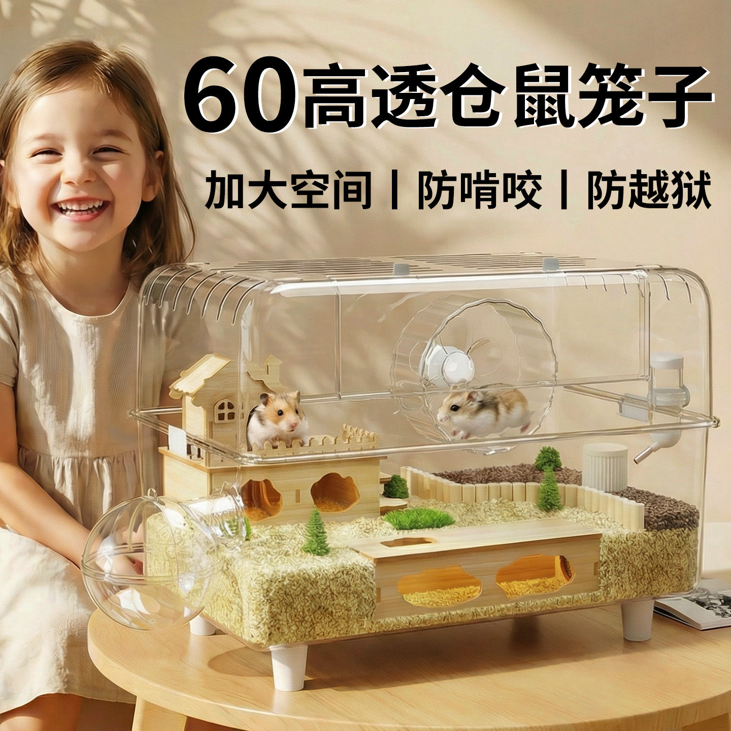 仓鼠笼子金丝熊豪华大别墅专用图片