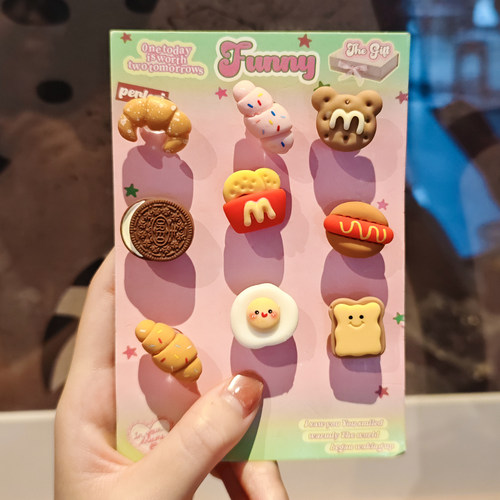 可爱高级搞怪洞洞鞋配饰diy鞋子装饰品鞋扣卡扣配件适配crocs可拆