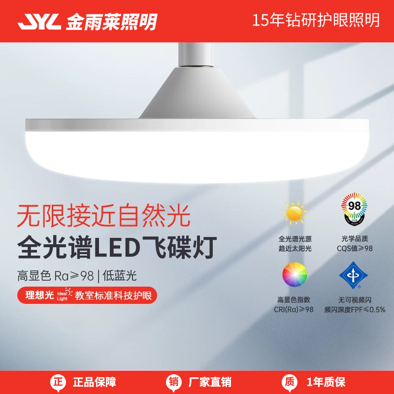 全光谱led灯泡超亮护眼飞碟灯图片