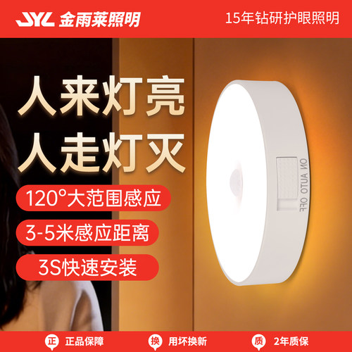 LED护眼柔光感应小夜灯