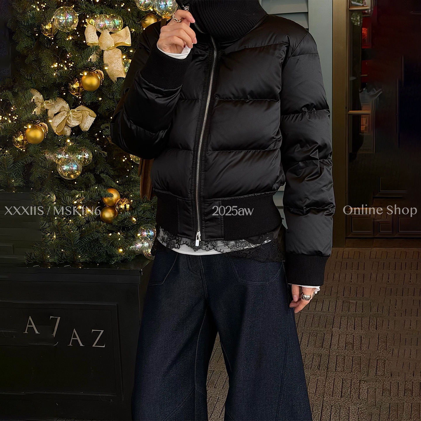 短款黑色羽绒服女冬季立领保暖