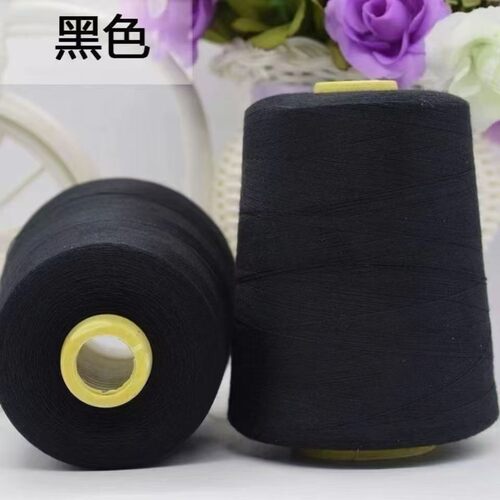 大卷8000码缝纫机线家用缝衣服线402宝塔线黑白彩色细线锁边平车