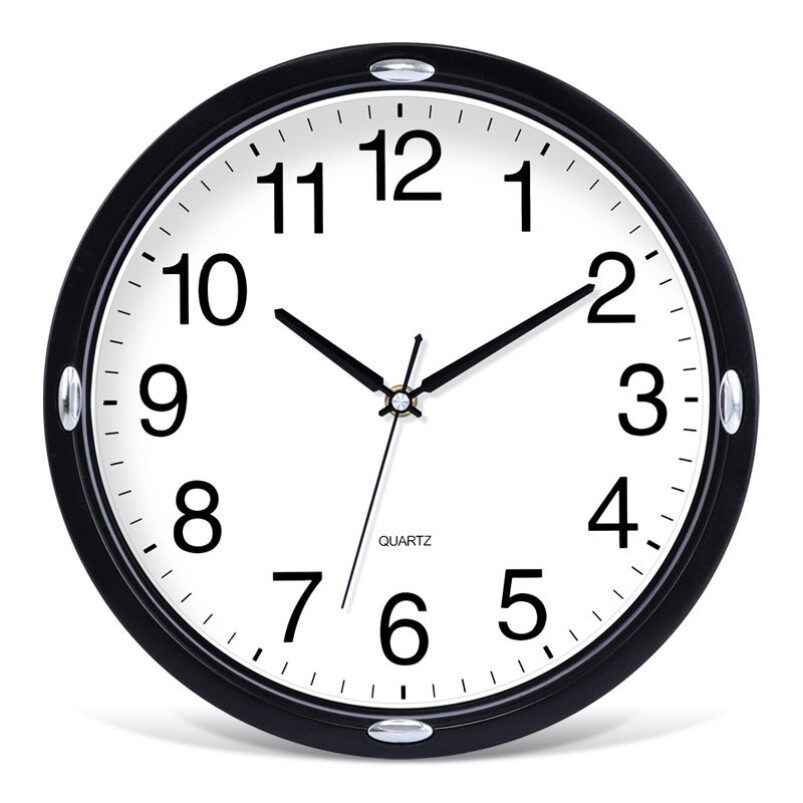 静音挂钟创意时尚电子石英钟表客