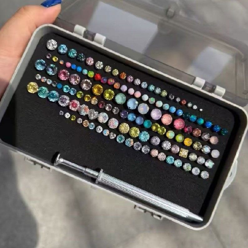 耳钉收纳盒2025年新款大容量便携首饰存放盒精致耳饰饰品收纳神器,收纳整理,首饰盒,淘宝优惠券,粉丝福利购,淘宝优惠卷