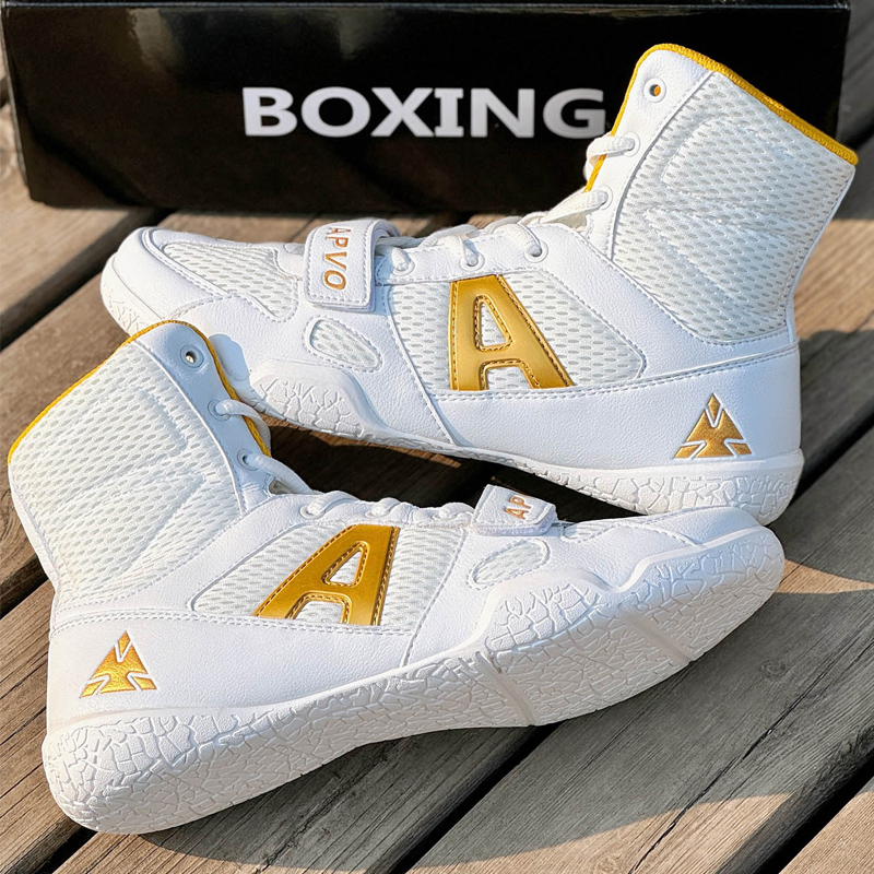 专业摔跤鞋男高帮格斗训