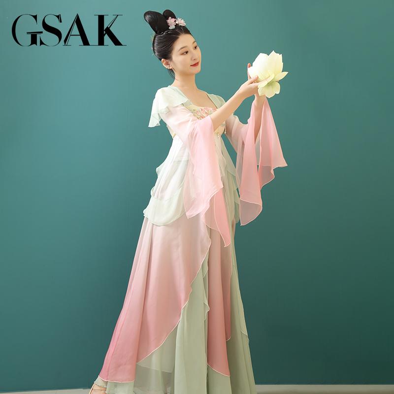 GSAK唐制刺绣改良汉服