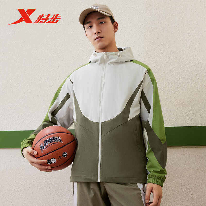 特步双层风衣外套男2024春季款保暖防风撞色情侣夹克976127150421,运动服/休闲服装,运动茄克/外套,淘宝优惠券,粉丝福利购,淘宝优惠卷