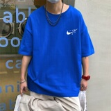 2024夏季新款短袖T恤男大码港风体恤潮牌潮流纯棉打底衫T6615-P15，男装T恤，星座815-2