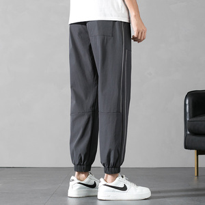 夏季九分运动男哈伦束脚裤韩版潮流新款男士休闲裤子K03-P28图片