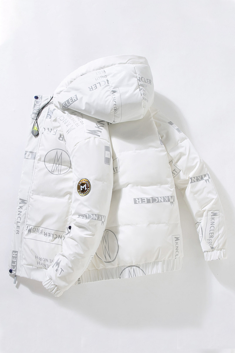 2023新款印花涂鸦情侣冬季加厚短款带帽修身羽绒服时尚Y2219-P115,男装羽绒服,星座815-2