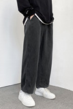 2024春夏高街vibe牛仔裤男宽松蓝色直筒裤阔腿裤男K69-P45，男装牛仔裤，星座815-2