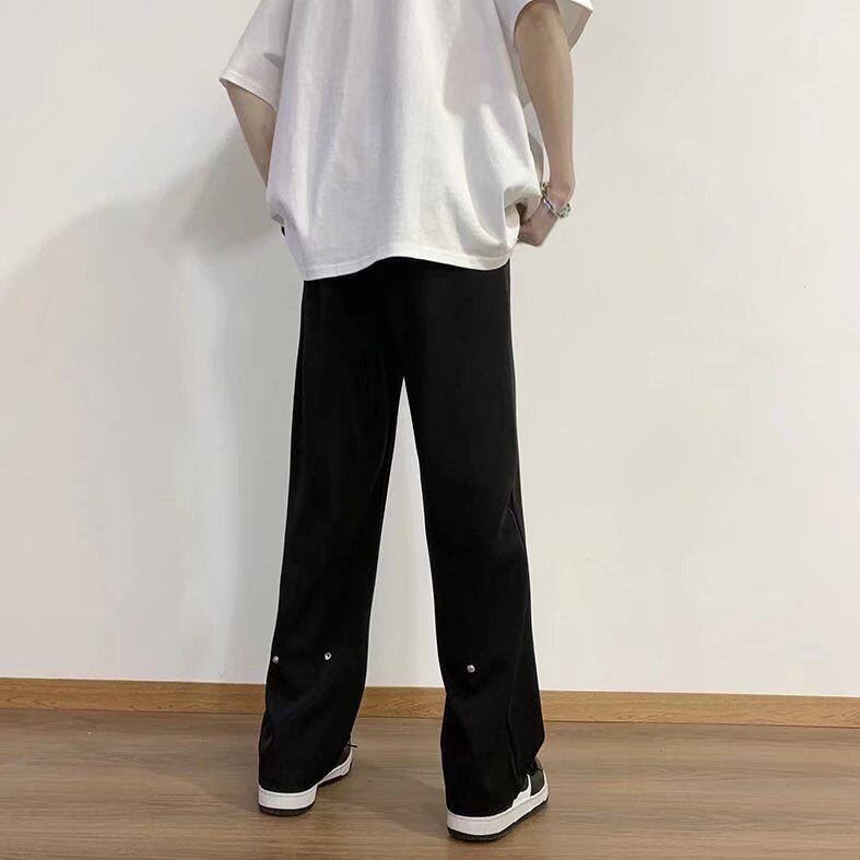 冰丝垂感西裤-高街休闲裤子薄款垂感拖地裤X28-P28,男装休闲裤,星座815-2
