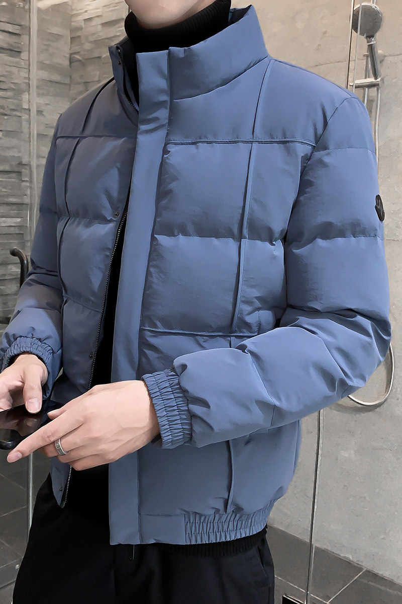 跑量冬装棉衣男外套男冬季纯色立领棉服青年M8228-P60,男装棉衣,星座815-2