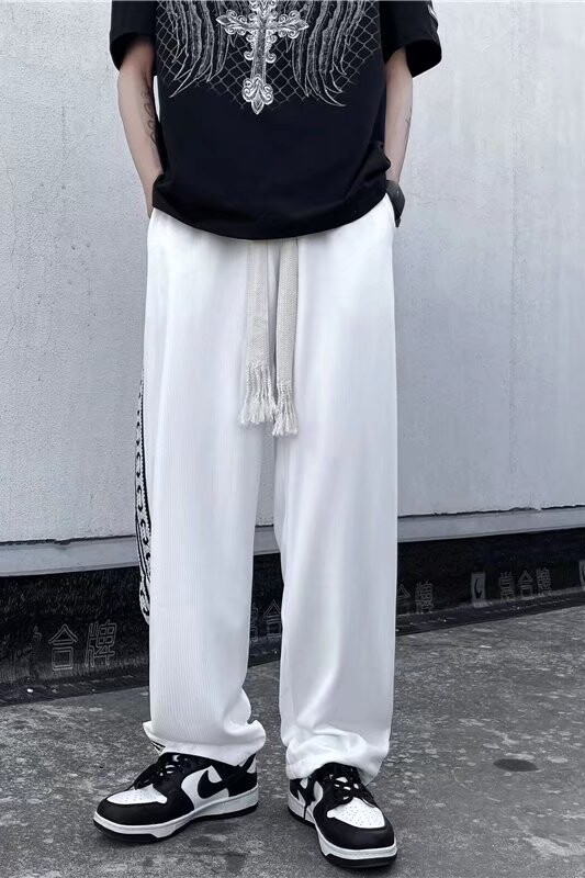 休闲裤春夏季男士宽松哈伦裤潮流阔腿网红同款宽松卫裤K404-P25,男装休闲裤,星座815-2