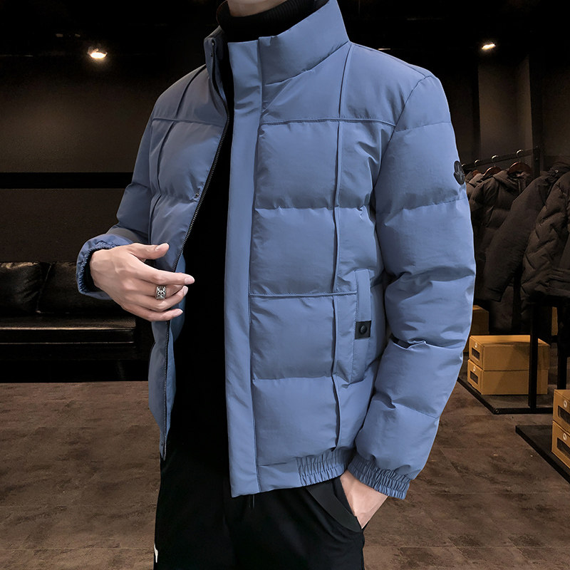 跑量冬装棉衣男外套男冬季纯色立领棉服青年M8228-P60,男装棉衣,星座815-2