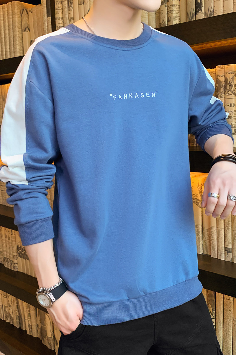 21秋季流行韩版潮流卫衣时尚休闲圆领男士打底衫W800-P21,男装卫衣,星座815-2