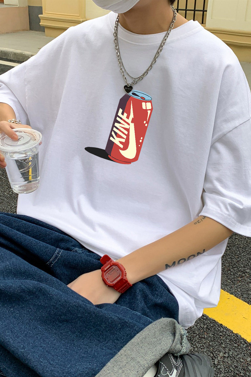 2024夏季新款短袖T恤男大码港风体恤潮牌潮流纯棉打底衫T6609-P15,男装T恤,星座815-2