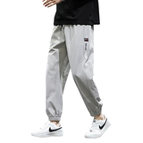 冰丝裤男夏季宽松束脚超薄垂感丝滑休闲长裤速干运动裤K2207-P35，男装休闲裤，星座815-2