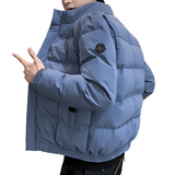 跑量冬装棉衣男外套男冬季纯色立领棉服青年M8228-P60，男装棉衣，星座815-2