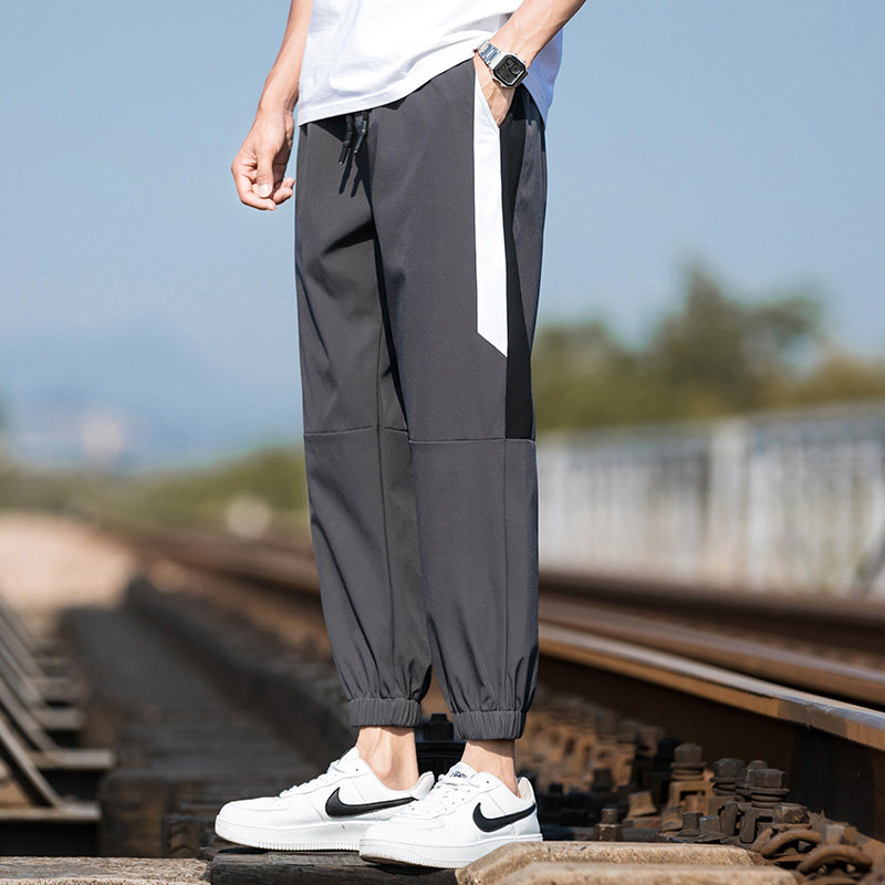 夏季九分运动男哈伦束脚裤韩版潮流新款男士休闲裤子K01-P28,男装休闲裤,星座815-2