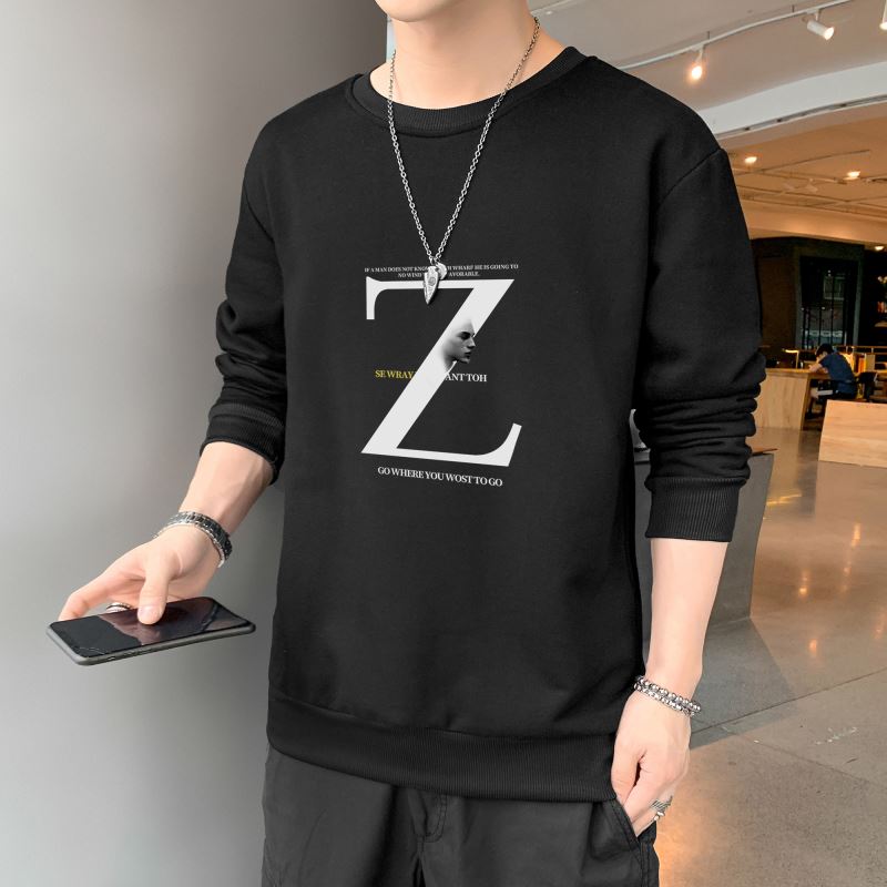 男士长袖休闲春季2023新款春装潮流秋衣上衣服打底衫insW501-P15,男装卫衣,星座815-2