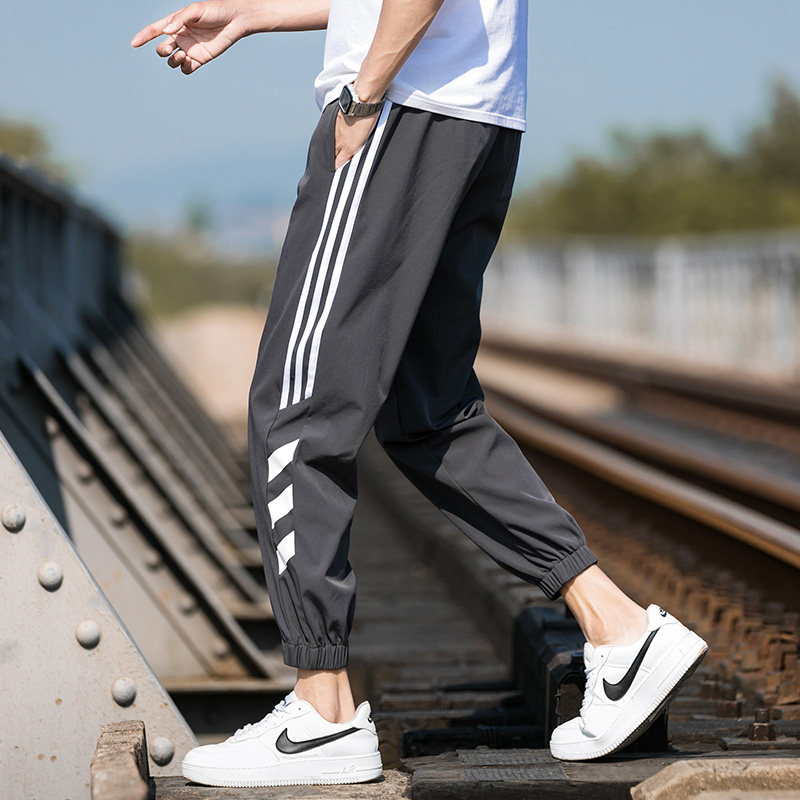 夏季九分运动男哈伦束脚裤韩版潮流新款男士休闲裤子K04-P28,男装休闲裤,星座815-2