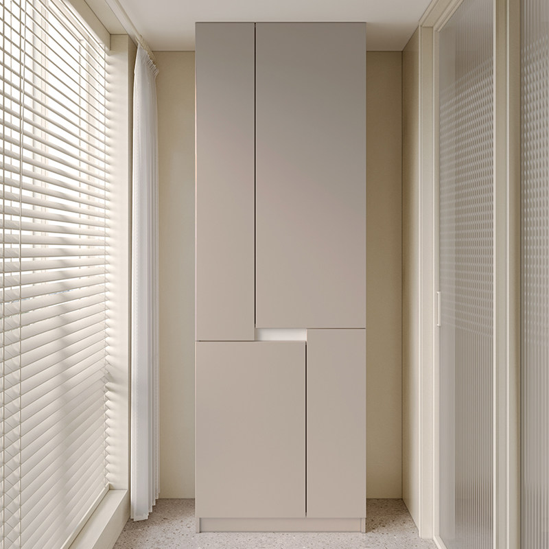 阳台储物柜防晒防水大容量杂物收纳柜子定制靠墙家政柜实木置物柜,住宅家具,阳台柜,淘宝优惠券,粉丝福利购,淘宝优惠卷