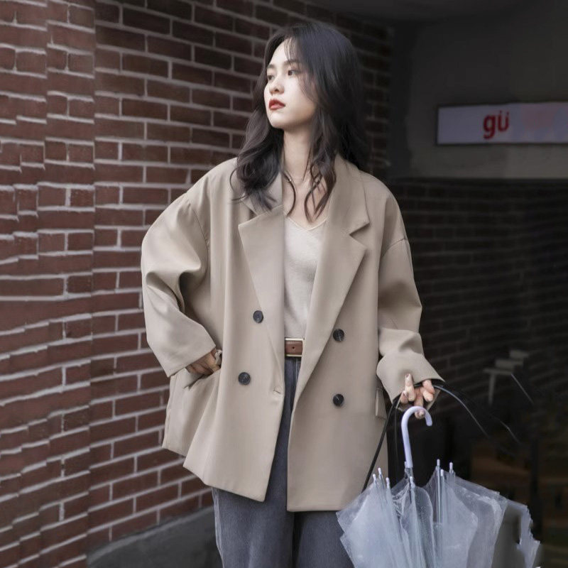 潮牌chic西装外套女2025春秋新款小个子设计感小众高级感休闲西服